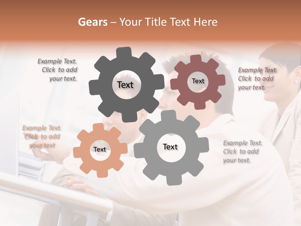 Cooperation Businesswear Business PowerPoint Template