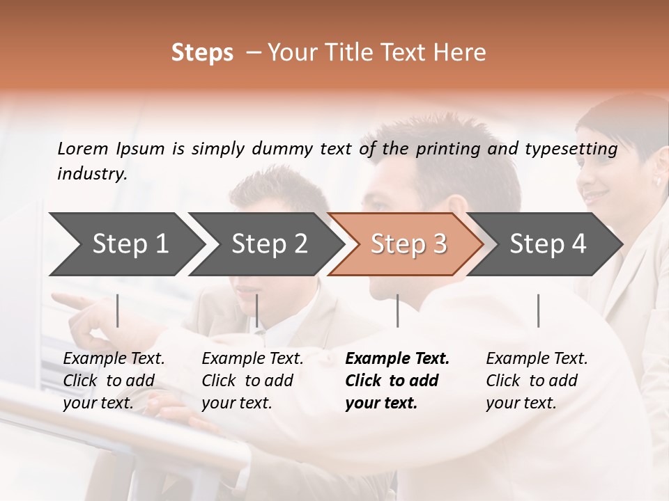 Cooperation Businesswear Business PowerPoint Template