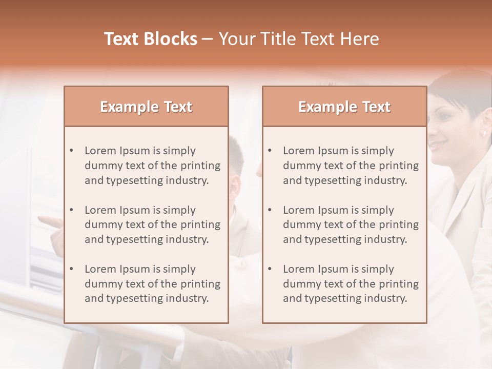 Cooperation Businesswear Business PowerPoint Template