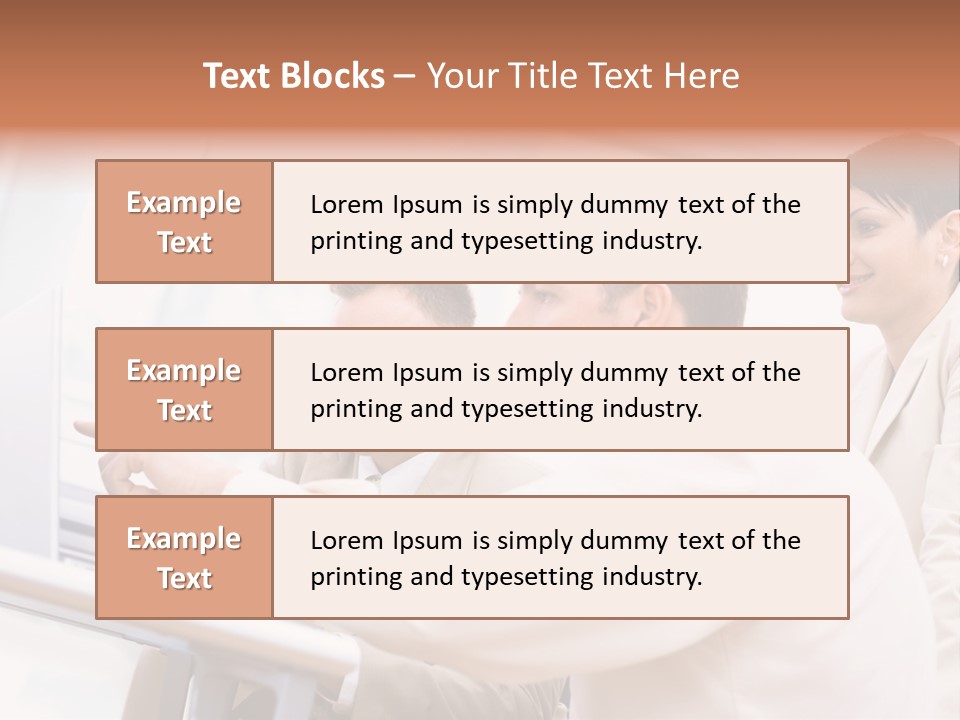 Cooperation Businesswear Business PowerPoint Template