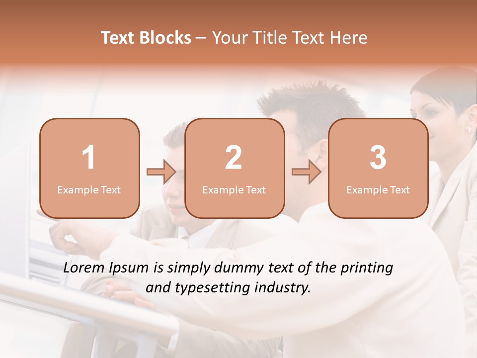 Cooperation Businesswear Business PowerPoint Template