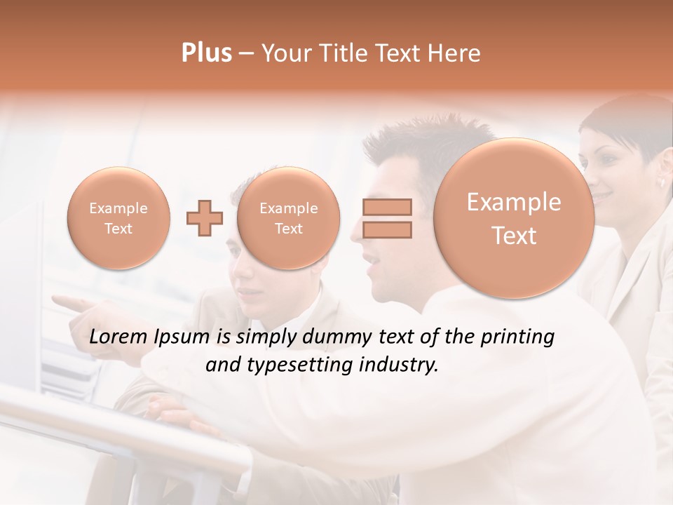 Cooperation Businesswear Business PowerPoint Template