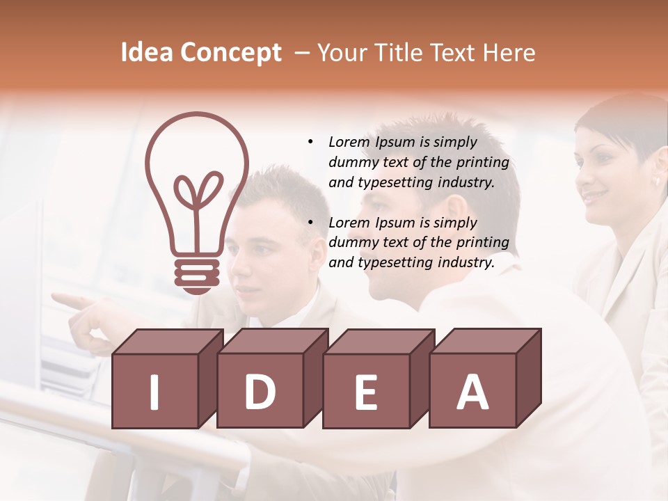 Cooperation Businesswear Business PowerPoint Template