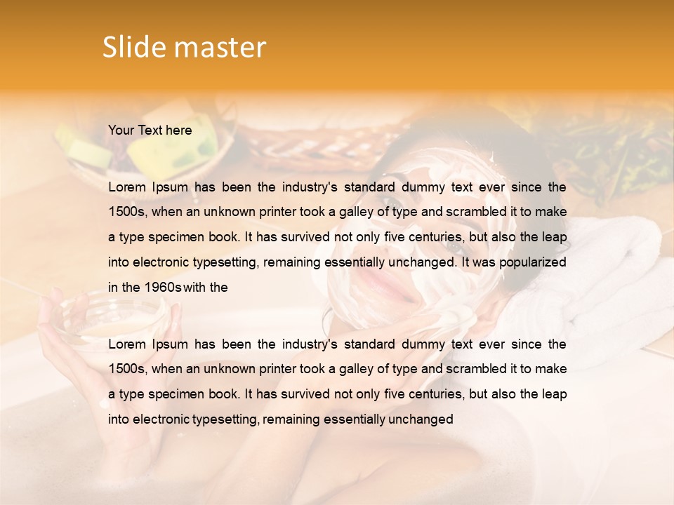 Moisturize Remedy Beauty PowerPoint Template