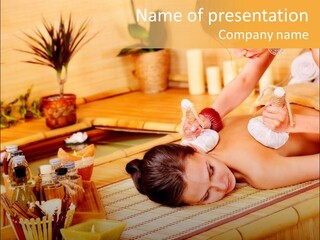 Nature Masseuse Natural PowerPoint Template