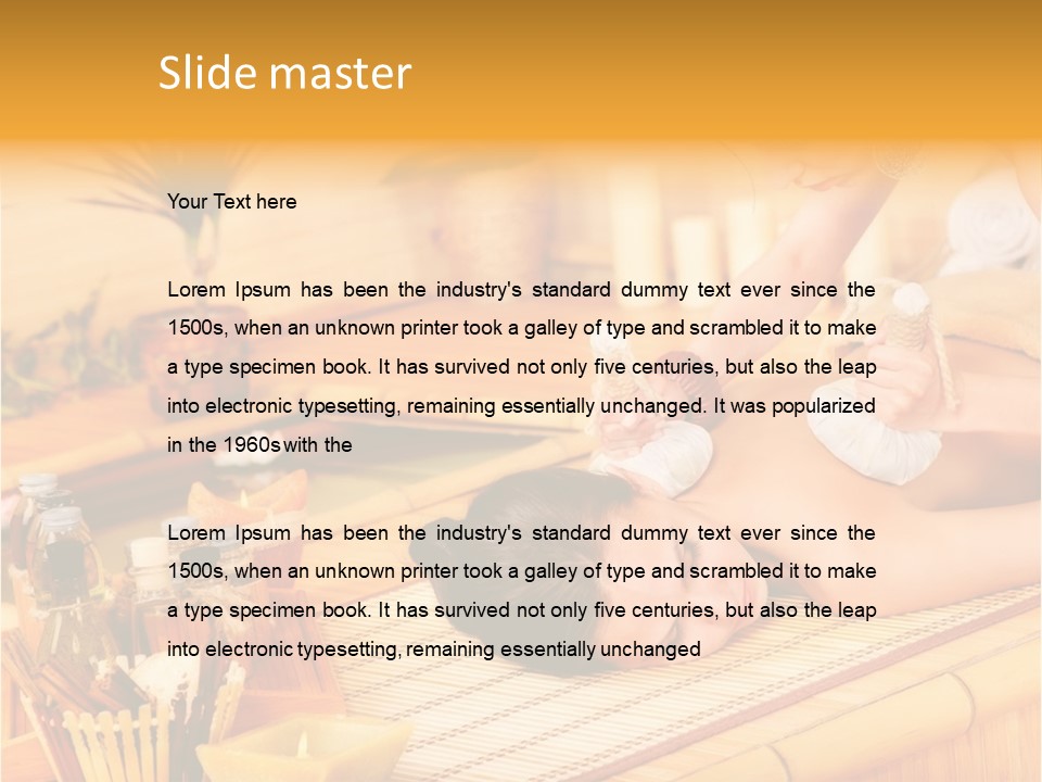 Nature Masseuse Natural PowerPoint Template