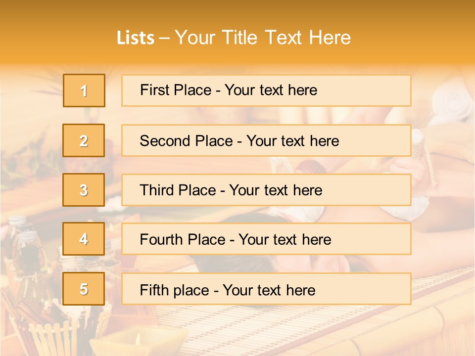 Nature Masseuse Natural PowerPoint Template