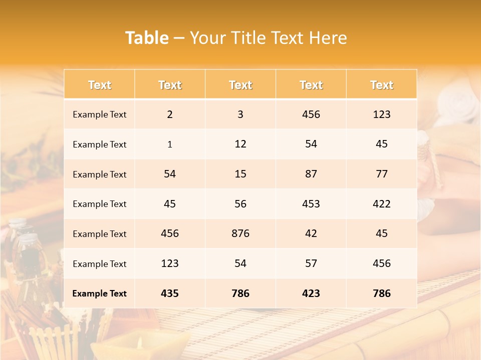 Nature Masseuse Natural PowerPoint Template