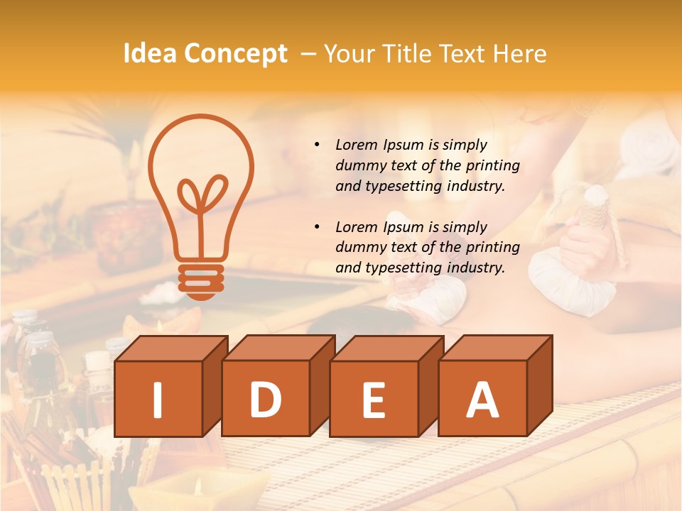 Nature Masseuse Natural PowerPoint Template