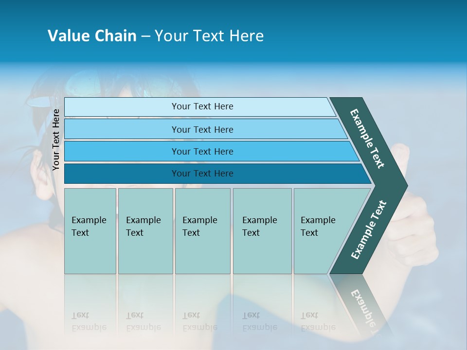 A Young Boy In A Swimming Pool Giving A Thumbs Up PowerPoint Template