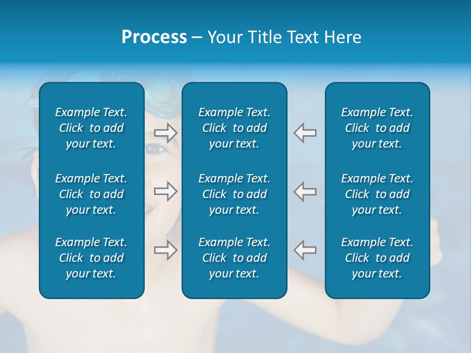 A Young Boy In A Swimming Pool Giving A Thumbs Up PowerPoint Template