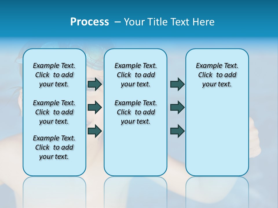 A Young Boy In A Swimming Pool Giving A Thumbs Up PowerPoint Template
