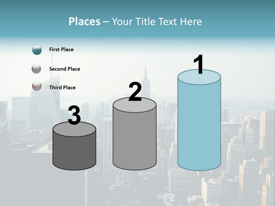 Manhattan American Attraction PowerPoint Template