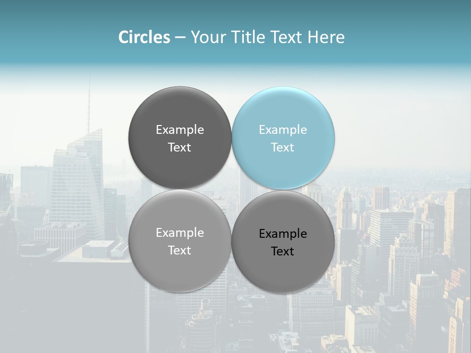 Manhattan American Attraction PowerPoint Template