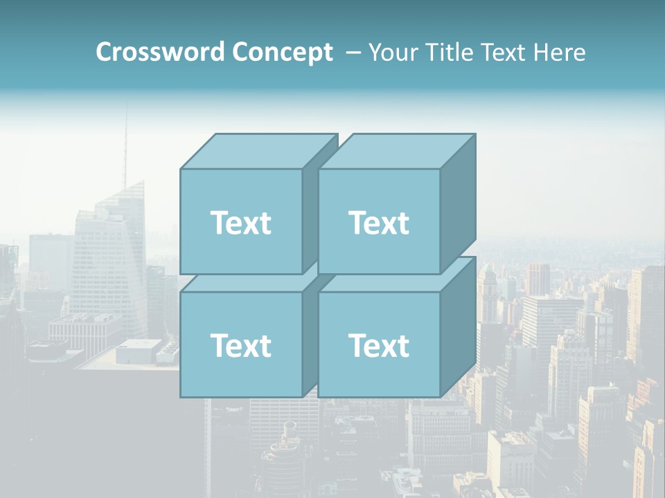 Manhattan American Attraction PowerPoint Template