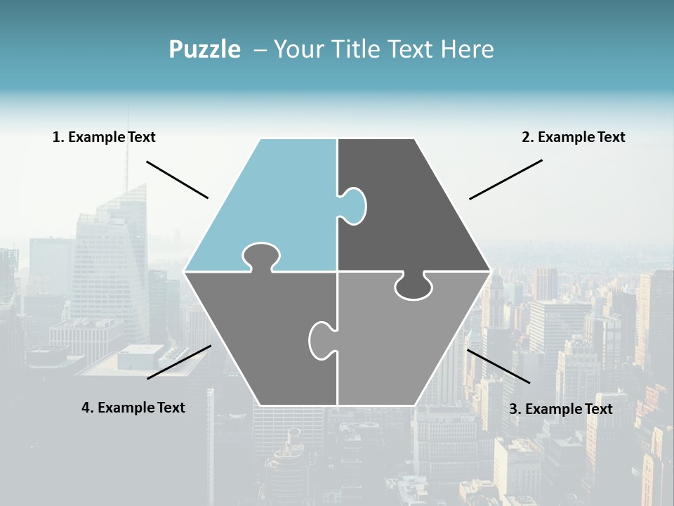 Manhattan American Attraction PowerPoint Template