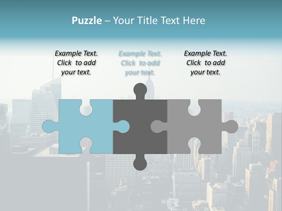 Manhattan American Attraction PowerPoint Template