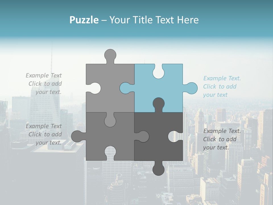 Manhattan American Attraction PowerPoint Template