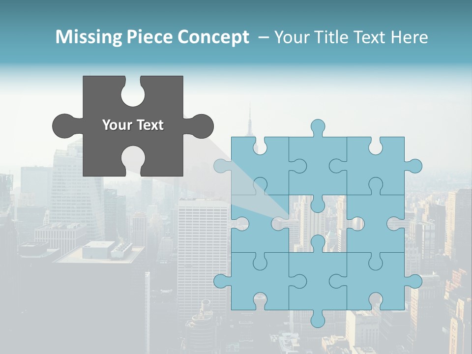 Manhattan American Attraction PowerPoint Template