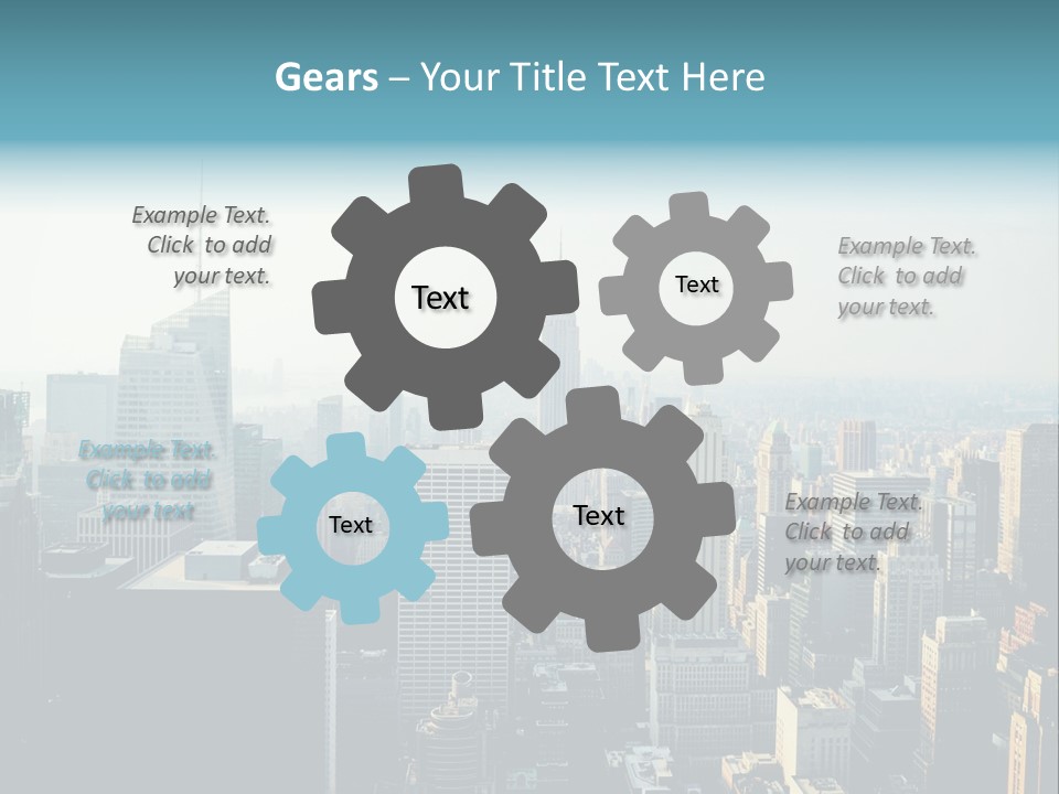 Manhattan American Attraction PowerPoint Template