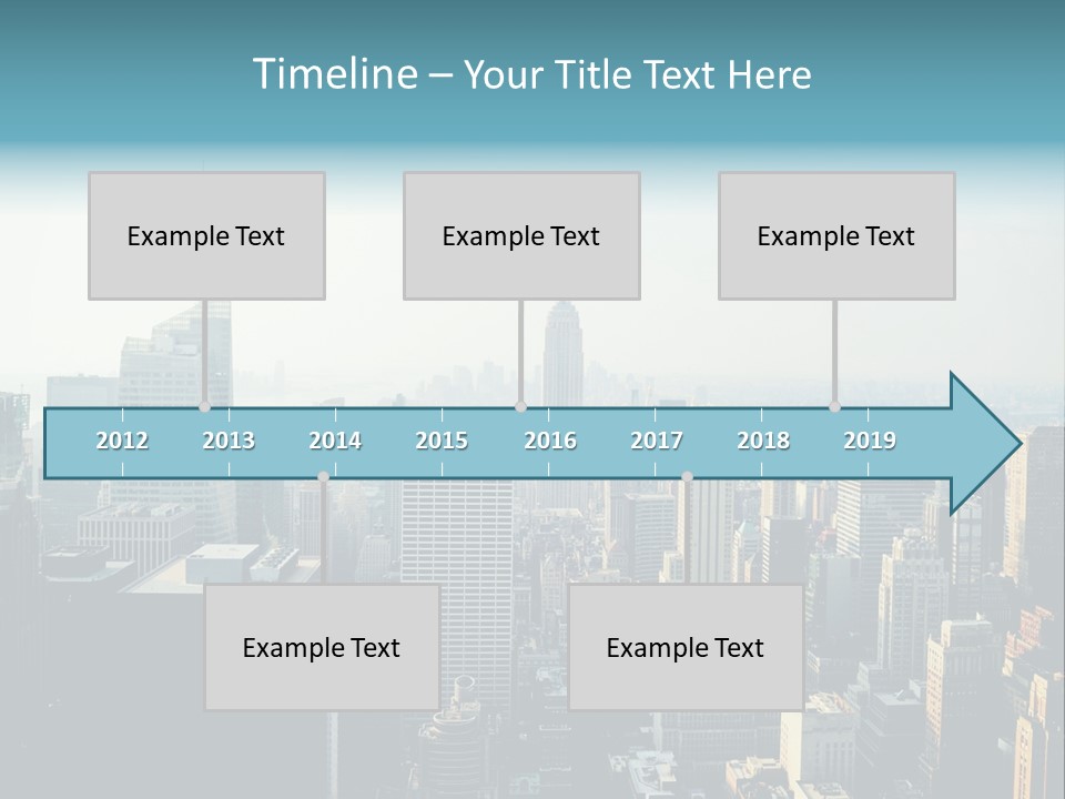 Manhattan American Attraction PowerPoint Template