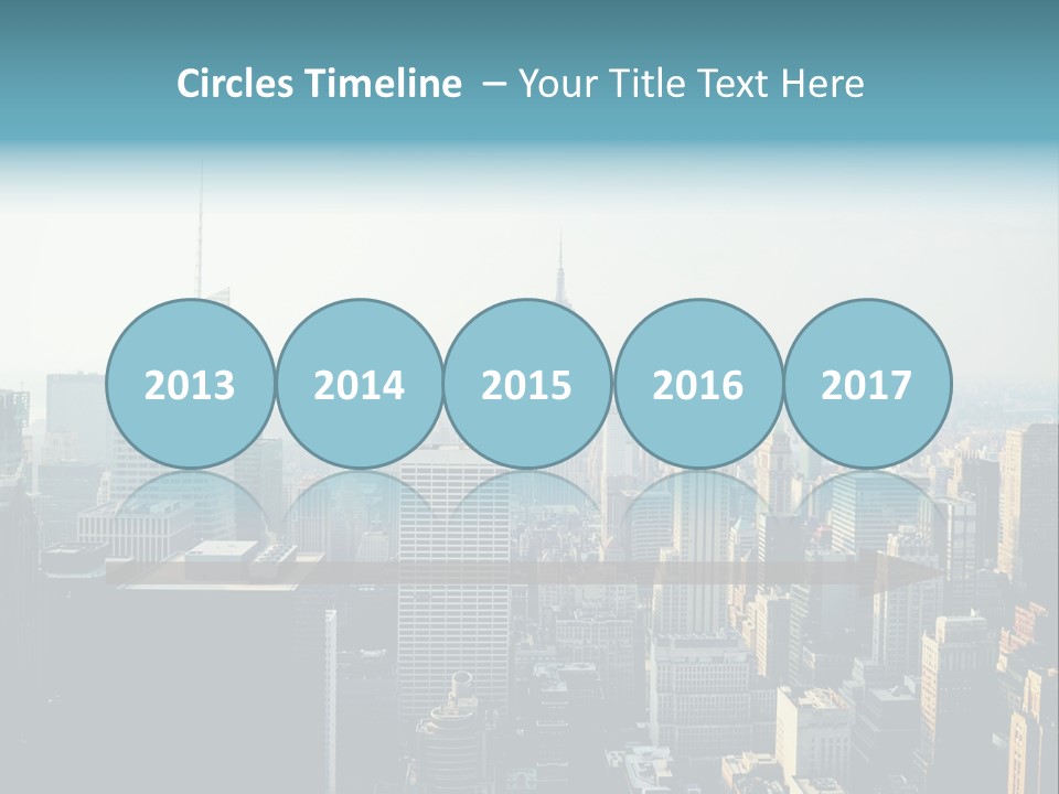 Manhattan American Attraction PowerPoint Template