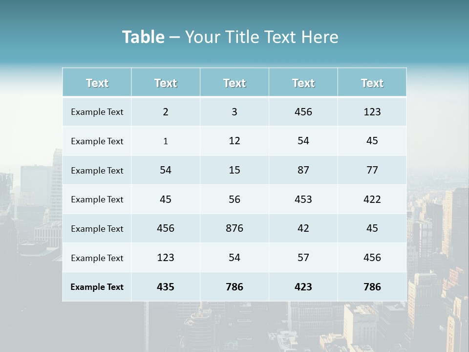 Manhattan American Attraction PowerPoint Template