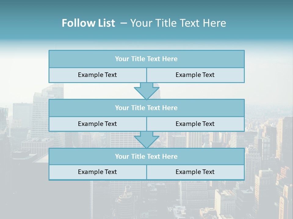 Manhattan American Attraction PowerPoint Template
