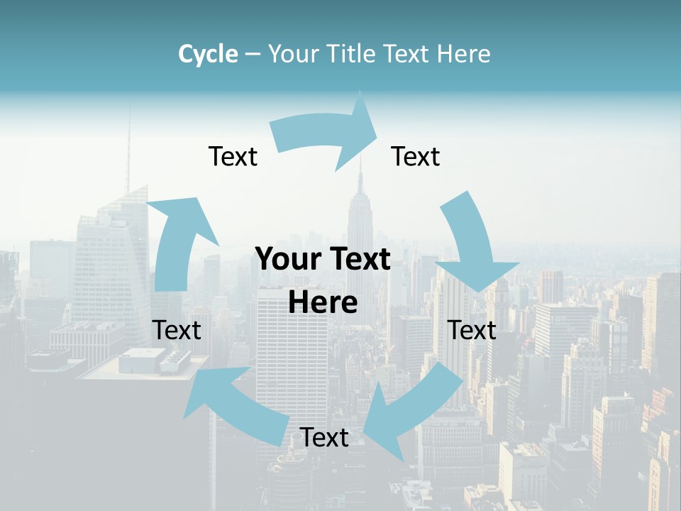 Manhattan American Attraction PowerPoint Template