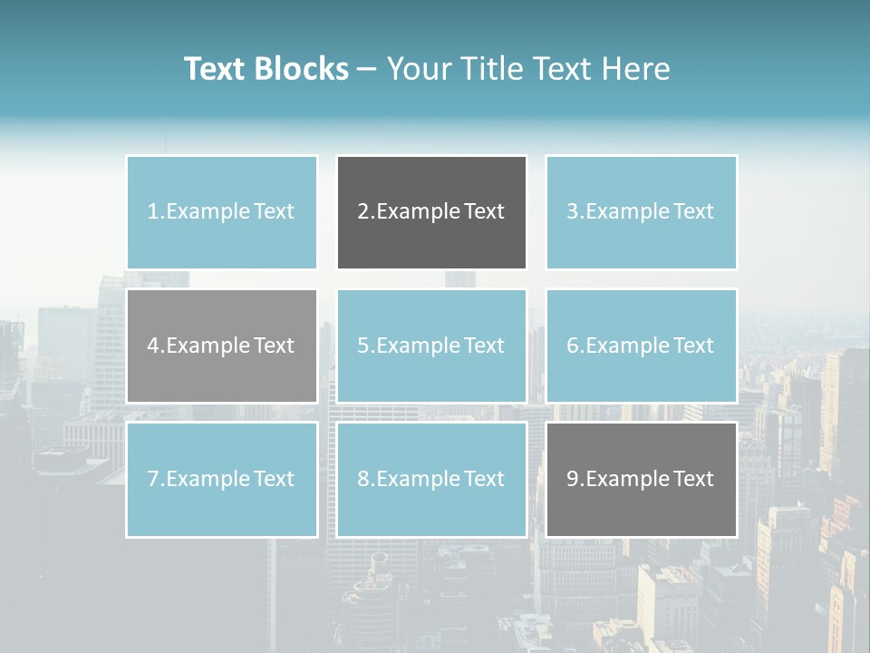 Manhattan American Attraction PowerPoint Template