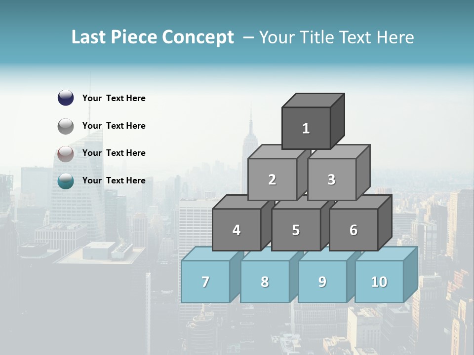 Manhattan American Attraction PowerPoint Template