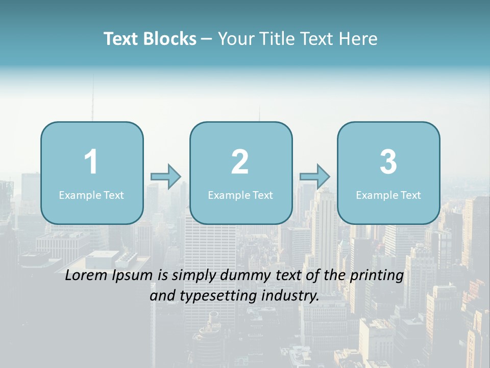 Manhattan American Attraction PowerPoint Template