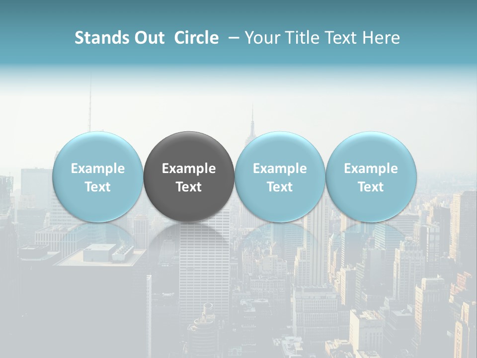 Manhattan American Attraction PowerPoint Template