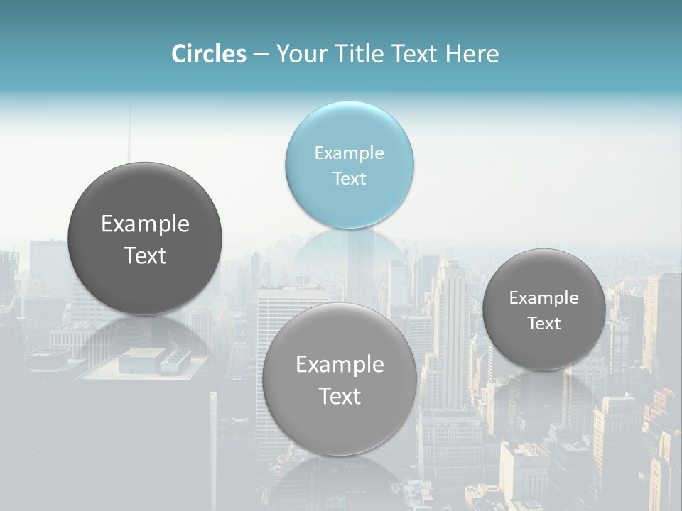 Manhattan American Attraction PowerPoint Template