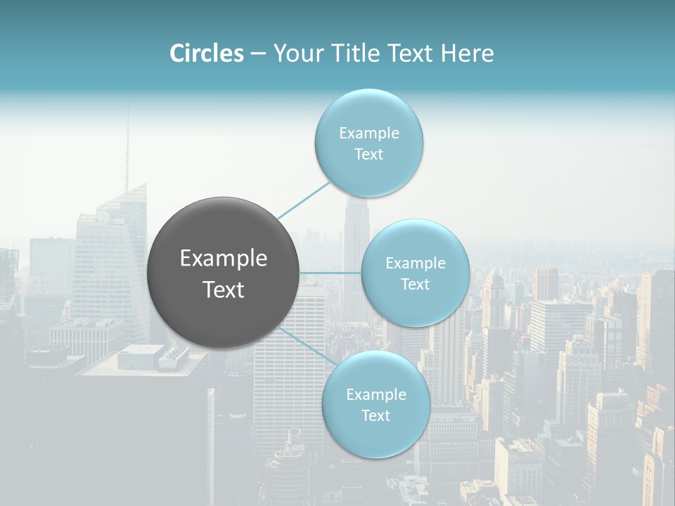 Manhattan American Attraction PowerPoint Template