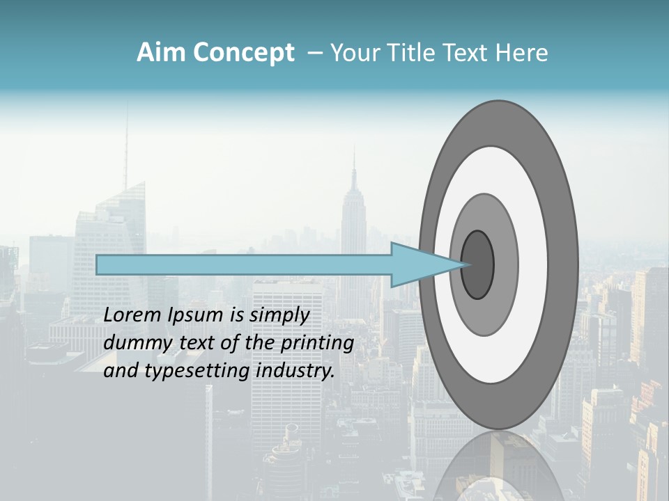 Manhattan American Attraction PowerPoint Template