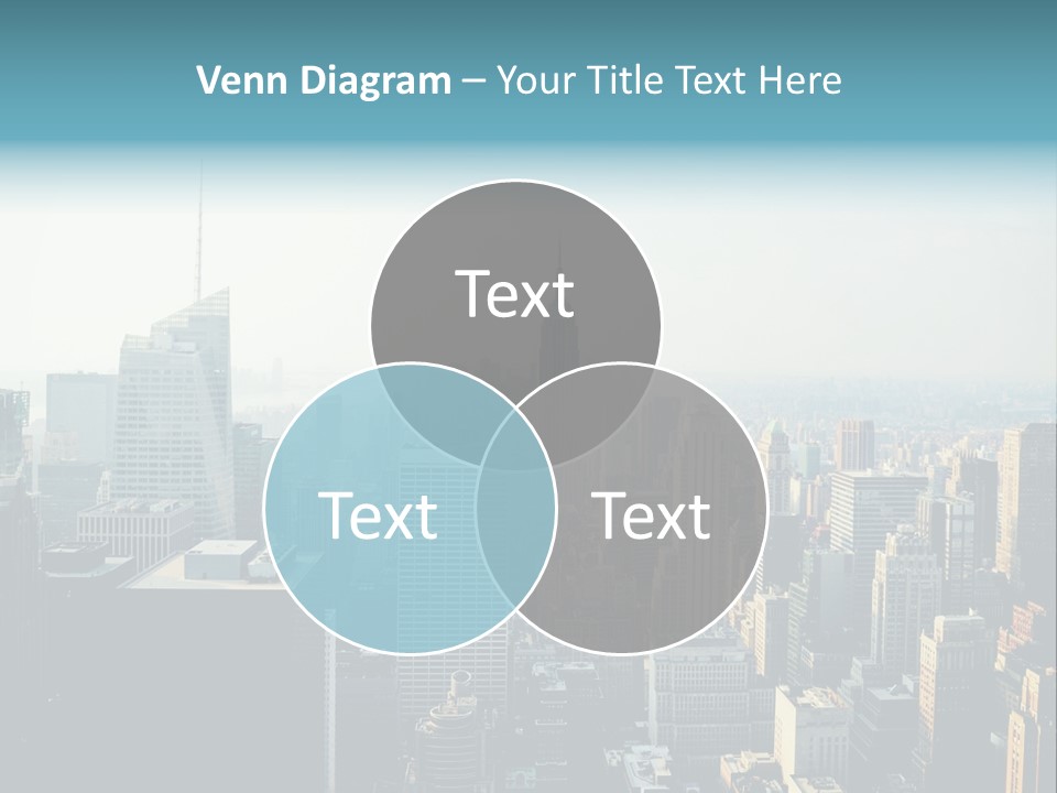 Manhattan American Attraction PowerPoint Template