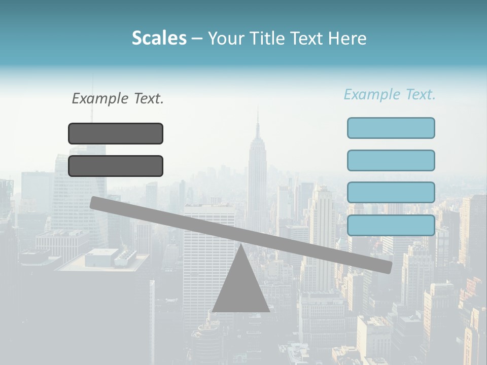 Manhattan American Attraction PowerPoint Template