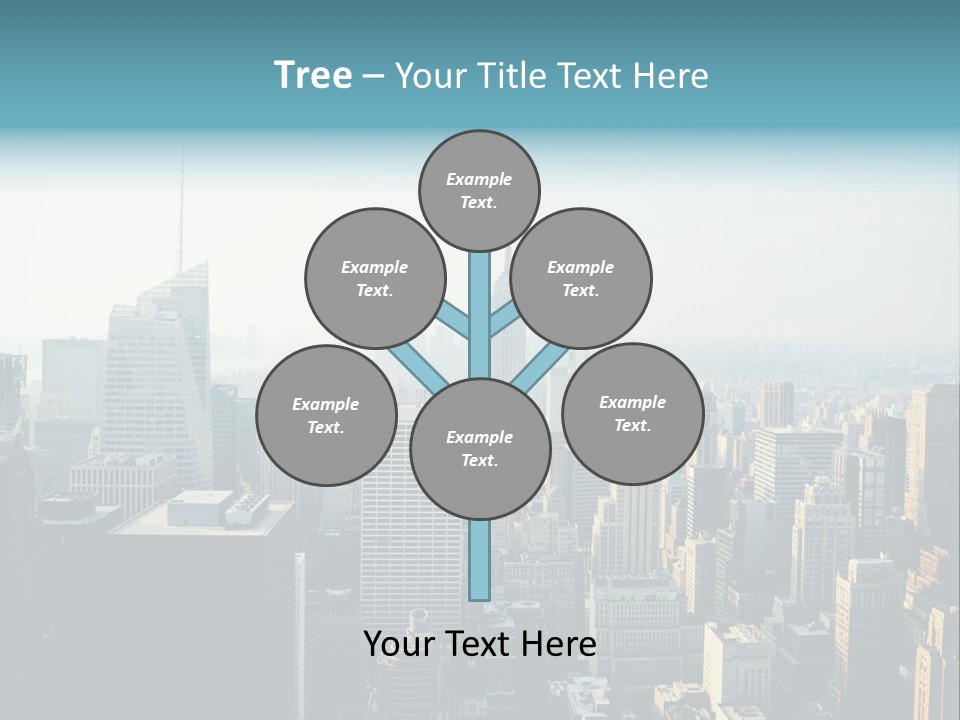 Manhattan American Attraction PowerPoint Template