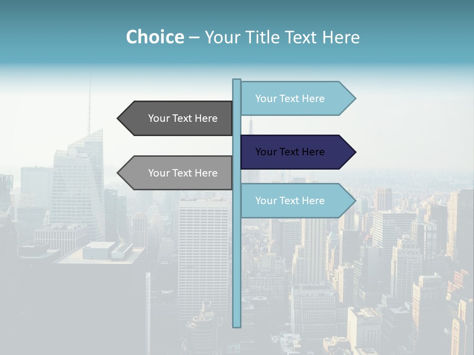 Manhattan American Attraction PowerPoint Template