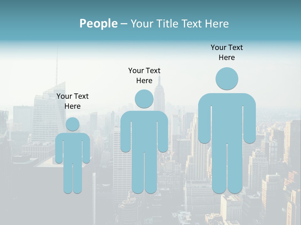 Manhattan American Attraction PowerPoint Template