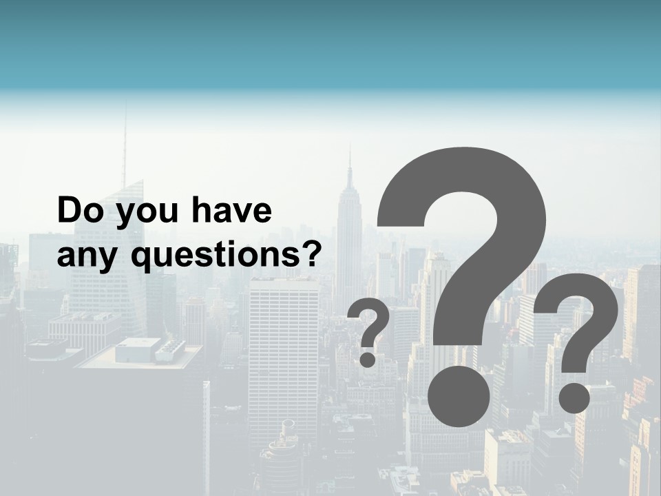 Manhattan American Attraction PowerPoint Template