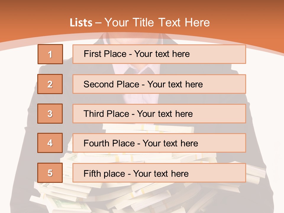 Indoors Pay Income PowerPoint Template