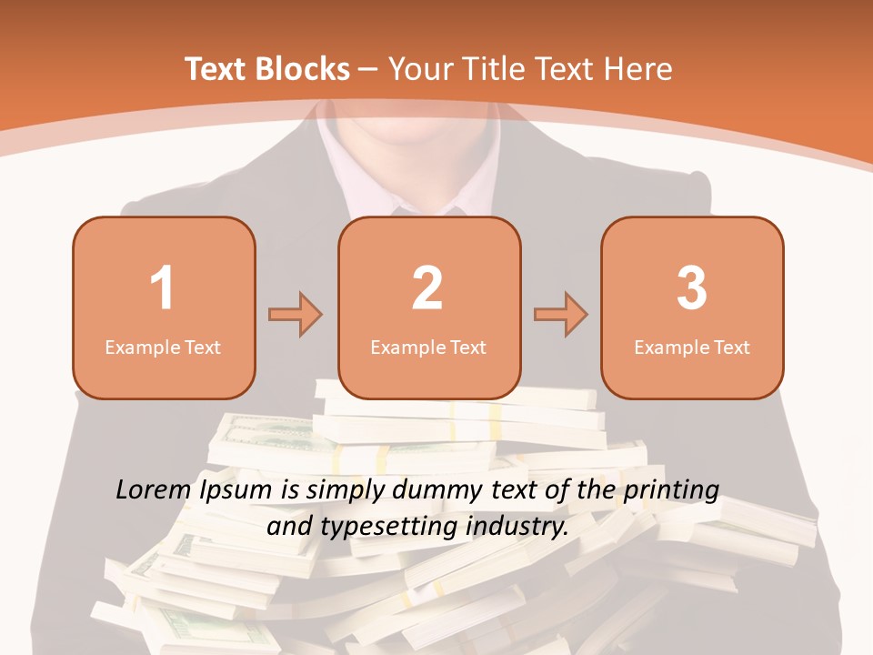Indoors Pay Income PowerPoint Template