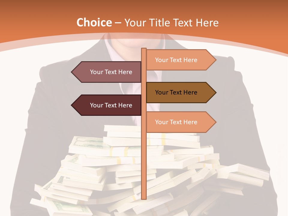 Indoors Pay Income PowerPoint Template