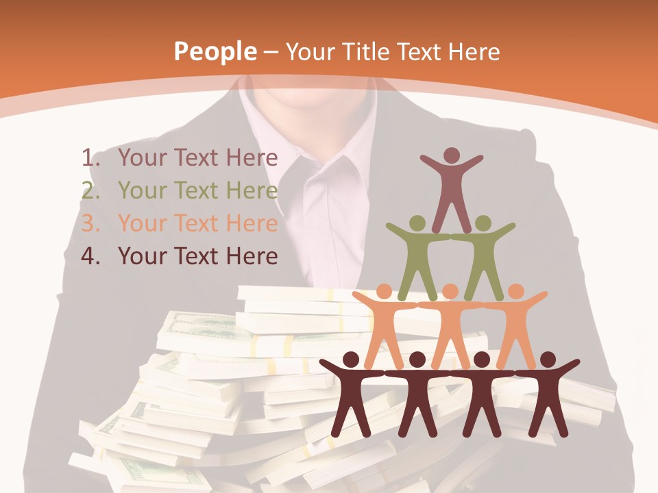 Indoors Pay Income PowerPoint Template