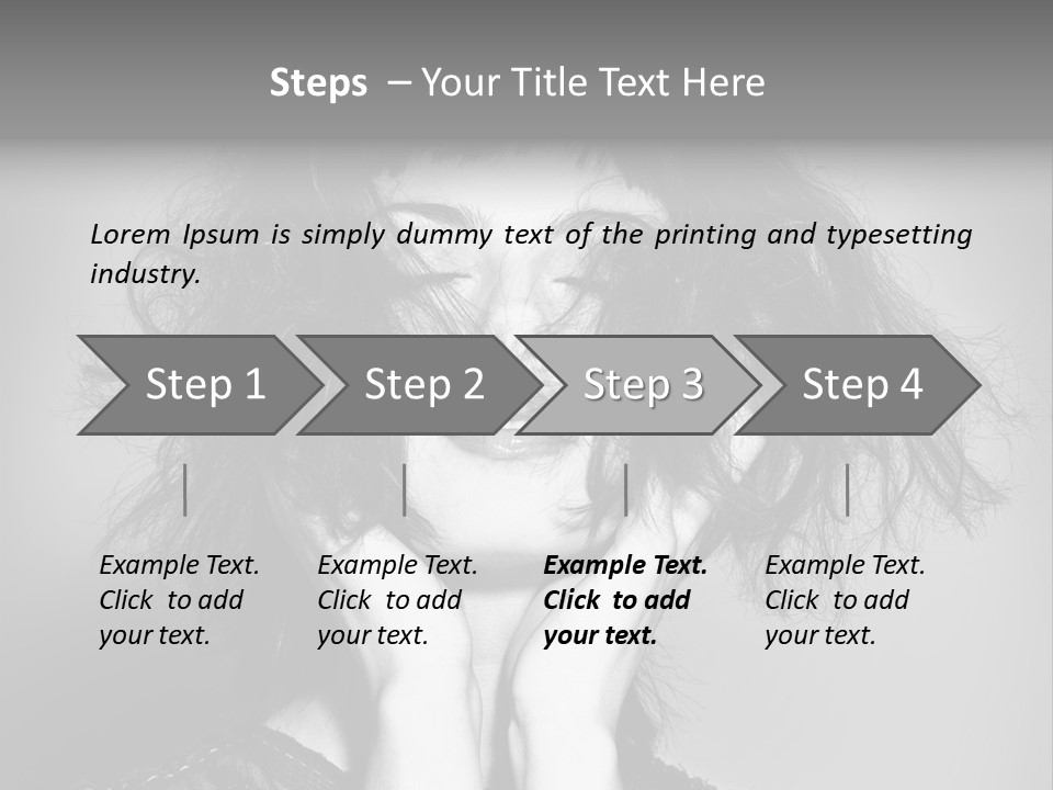 Garden Queensland Heliconia PowerPoint Template
