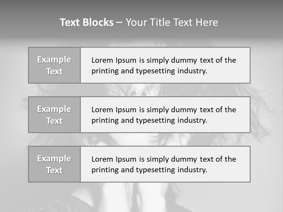 Garden Queensland Heliconia PowerPoint Template
