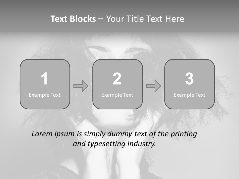Garden Queensland Heliconia PowerPoint Template