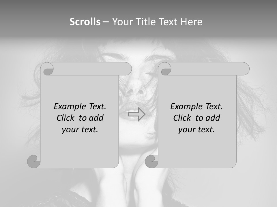 Garden Queensland Heliconia PowerPoint Template